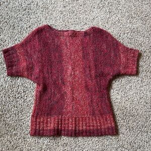 The Limited Burgundy Women's short sleeved Sweater